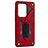 Funda Bumper Silicona y Plastico Mate Carcasa con Soporte YF2 para Samsung Galaxy S20 Ultra