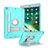 Funda Bumper Silicona y Plastico Mate Carcasa con Soporte YJ2 para Apple iPad 10.2 (2021)