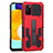 Funda Bumper Silicona y Plastico Mate Carcasa con Soporte ZJ1 para Samsung Galaxy A02s