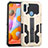 Funda Bumper Silicona y Plastico Mate Carcasa con Soporte ZJ1 para Samsung Galaxy M11