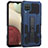 Funda Bumper Silicona y Plastico Mate Carcasa con Soporte ZJ1 para Samsung Galaxy M12