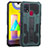 Funda Bumper Silicona y Plastico Mate Carcasa con Soporte ZJ1 para Samsung Galaxy M21s