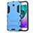 Funda Bumper Silicona y Plastico Mate con Soporte para Samsung Galaxy J5 (2017) Duos J530F Azul