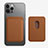 Funda de Cuero Cartera con Mag-Safe Magnetic para Apple iPhone 12