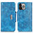 Funda de Cuero Cartera con Soporte Carcasa A01 para Apple iPhone 14 Pro