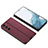 Funda de Cuero Cartera con Soporte Carcasa AC1 para Samsung Galaxy S22 Plus 5G