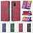 Funda de Cuero Cartera con Soporte Carcasa B01F para Samsung Galaxy M02s