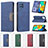 Funda de Cuero Cartera con Soporte Carcasa B01F para Samsung Galaxy M32 4G