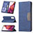 Funda de Cuero Cartera con Soporte Carcasa B01F para Samsung Galaxy S20 FE 4G