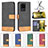 Funda de Cuero Cartera con Soporte Carcasa B02F para Samsung Galaxy S20 Ultra 5G