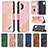 Funda de Cuero Cartera con Soporte Carcasa B03F para Samsung Galaxy A32 5G