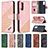 Funda de Cuero Cartera con Soporte Carcasa B03F para Samsung Galaxy S20 FE 4G