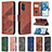 Funda de Cuero Cartera con Soporte Carcasa B03F para Samsung Galaxy S20 Plus 5G