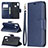 Funda de Cuero Cartera con Soporte Carcasa B04F para Samsung Galaxy M01s