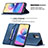 Funda de Cuero Cartera con Soporte Carcasa B05F para Xiaomi Redmi Note 10T 5G