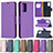 Funda de Cuero Cartera con Soporte Carcasa B06F para Samsung Galaxy Note 20 5G