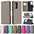 Funda de Cuero Cartera con Soporte Carcasa B06F para Samsung Galaxy Note 20 Ultra 5G