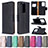 Funda de Cuero Cartera con Soporte Carcasa B06F para Samsung Galaxy S20 Plus