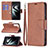 Funda de Cuero Cartera con Soporte Carcasa B06F para Samsung Galaxy S21 5G