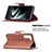 Funda de Cuero Cartera con Soporte Carcasa B06F para Samsung Galaxy S23 Plus 5G