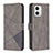 Funda de Cuero Cartera con Soporte Carcasa B08F para Motorola Moto G73 5G