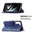 Funda de Cuero Cartera con Soporte Carcasa B08F para Samsung Galaxy S21 FE 5G