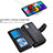 Funda de Cuero Cartera con Soporte Carcasa B10F para Samsung Galaxy M40S