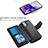 Funda de Cuero Cartera con Soporte Carcasa B10F para Samsung Galaxy S20 Plus