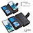 Funda de Cuero Cartera con Soporte Carcasa B10F para Samsung Galaxy S20 Plus