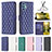 Funda de Cuero Cartera con Soporte Carcasa B11F para Samsung Galaxy A32 4G