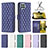 Funda de Cuero Cartera con Soporte Carcasa B11F para Samsung Galaxy M33 5G