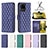 Funda de Cuero Cartera con Soporte Carcasa B11F para Samsung Galaxy S20 Ultra 5G