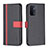 Funda de Cuero Cartera con Soporte Carcasa B13F para OnePlus Nord N200 5G