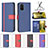 Funda de Cuero Cartera con Soporte Carcasa B13F para Samsung Galaxy S20 Plus 5G