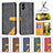 Funda de Cuero Cartera con Soporte Carcasa B14F para Samsung Galaxy F14 5G