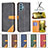 Funda de Cuero Cartera con Soporte Carcasa B14F para Samsung Galaxy M32 5G