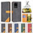 Funda de Cuero Cartera con Soporte Carcasa B14F para Samsung Galaxy S20 Ultra 5G