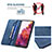 Funda de Cuero Cartera con Soporte Carcasa B15F para Samsung Galaxy S20 FE (2022) 5G