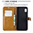 Funda de Cuero Cartera con Soporte Carcasa B16F para Samsung Galaxy A10e