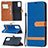 Funda de Cuero Cartera con Soporte Carcasa B16F para Samsung Galaxy Note 20 5G