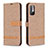 Funda de Cuero Cartera con Soporte Carcasa B16F para Xiaomi Redmi Note 10T 5G