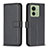 Funda de Cuero Cartera con Soporte Carcasa B17F para Motorola Moto Edge 40 5G