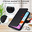 Funda de Cuero Cartera con Soporte Carcasa BY1 para Samsung Galaxy F02S SM-E025F