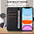 Funda de Cuero Cartera con Soporte Carcasa BY1 para Samsung Galaxy F02S SM-E025F