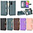 Funda de Cuero Cartera con Soporte Carcasa BY2 para Samsung Galaxy M02s