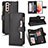 Funda de Cuero Cartera con Soporte Carcasa BY2 para Samsung Galaxy S22 Plus 5G