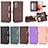 Funda de Cuero Cartera con Soporte Carcasa BY2 para Samsung Galaxy S22 Plus 5G