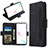 Funda de Cuero Cartera con Soporte Carcasa BY3 para Samsung Galaxy Note 10 5G