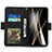 Funda de Cuero Cartera con Soporte Carcasa BY3 para Samsung Galaxy Note 10 5G