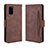 Funda de Cuero Cartera con Soporte Carcasa BY3 para Samsung Galaxy S20 Plus